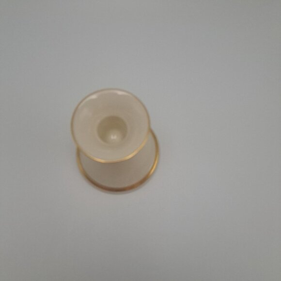 Lenox Eternal Fine China Taper Candle Holder Gold Trim - Picture 5 of 11